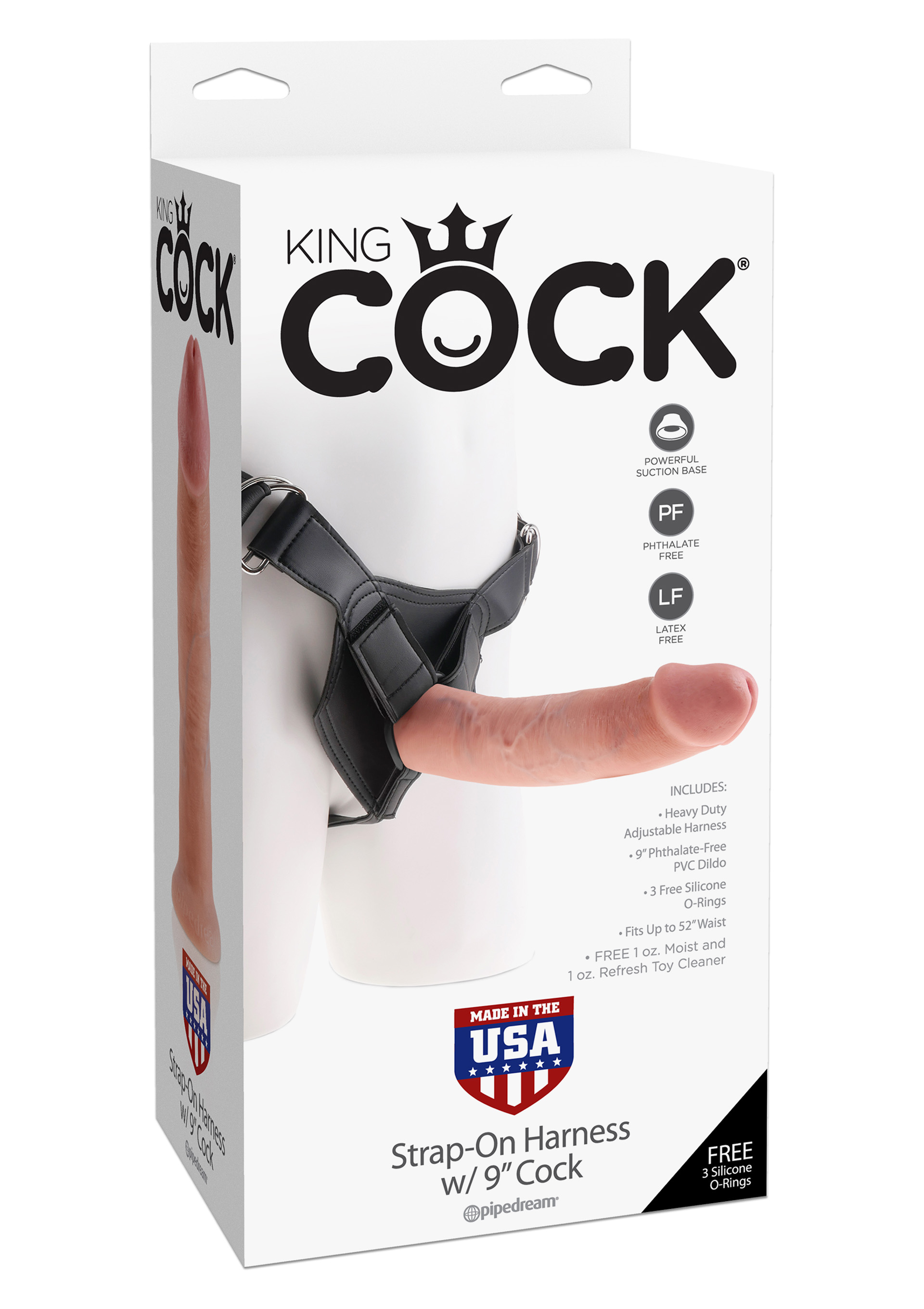 King Cock STRAP-ON HARNESS-23cm.