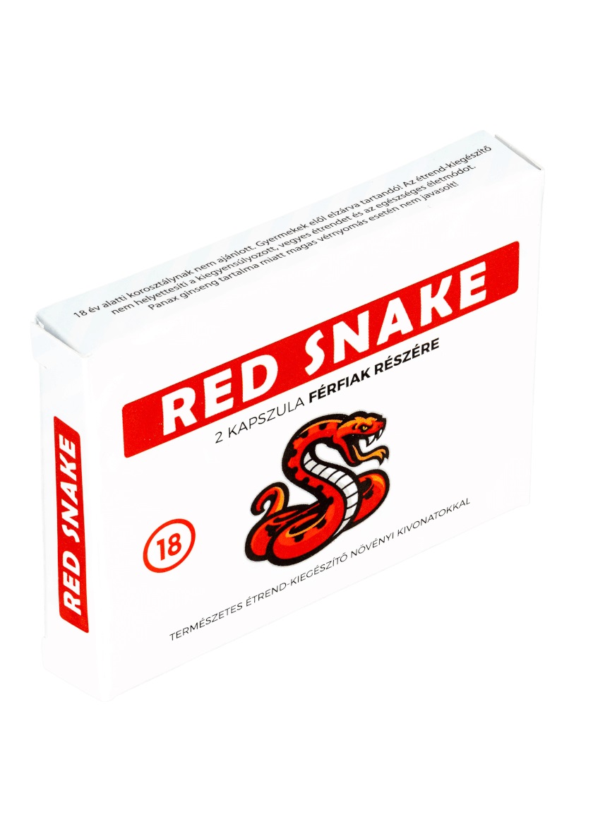 Red Snake potencianövelő- 2db kapszula.