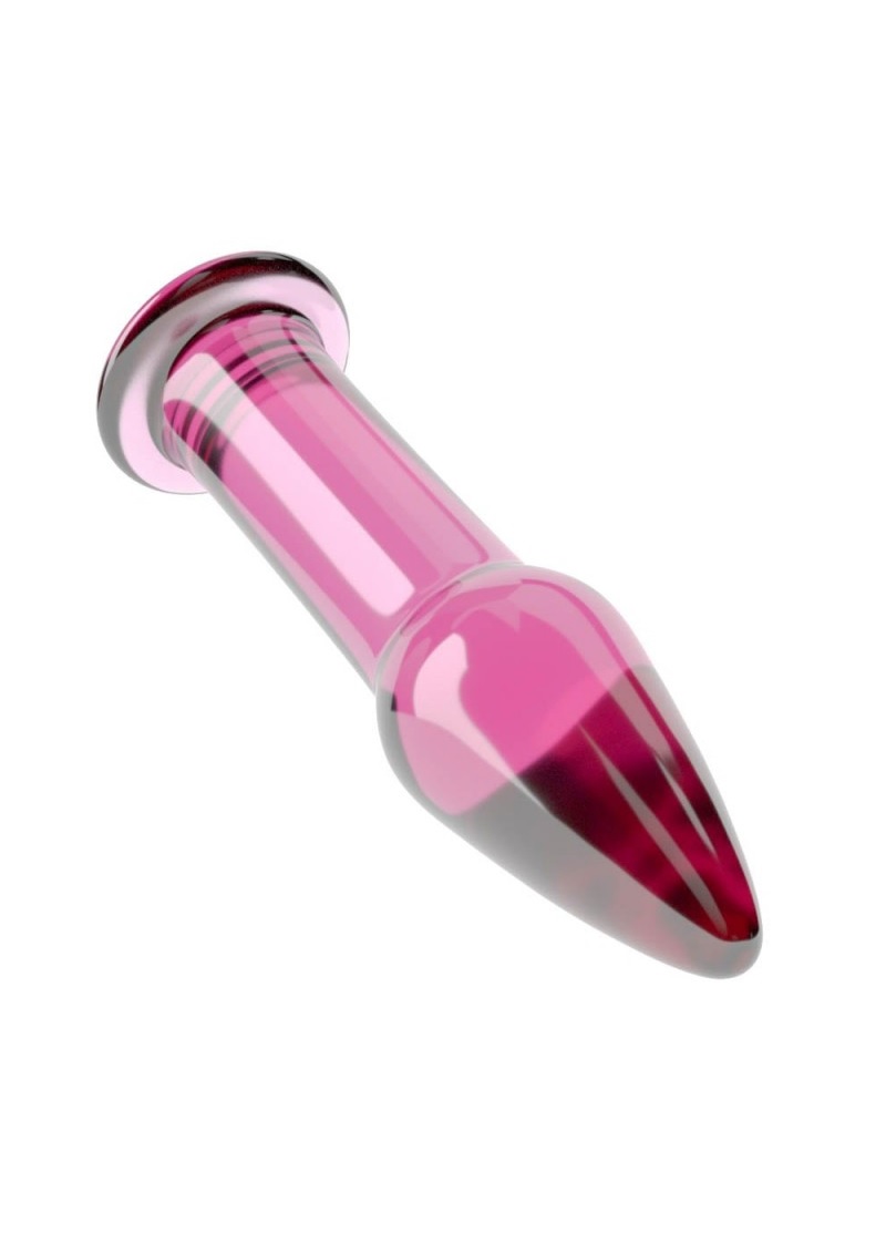 Romance Pink üveg plug-13cm.