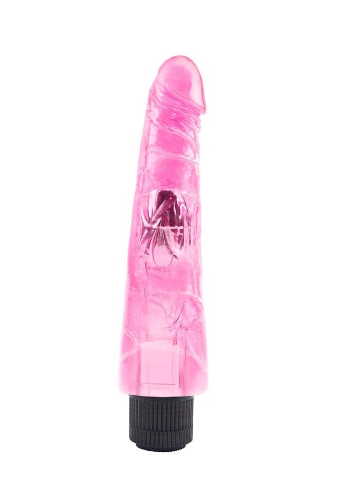 Hi-Rubber pink vibrátor-23cm.