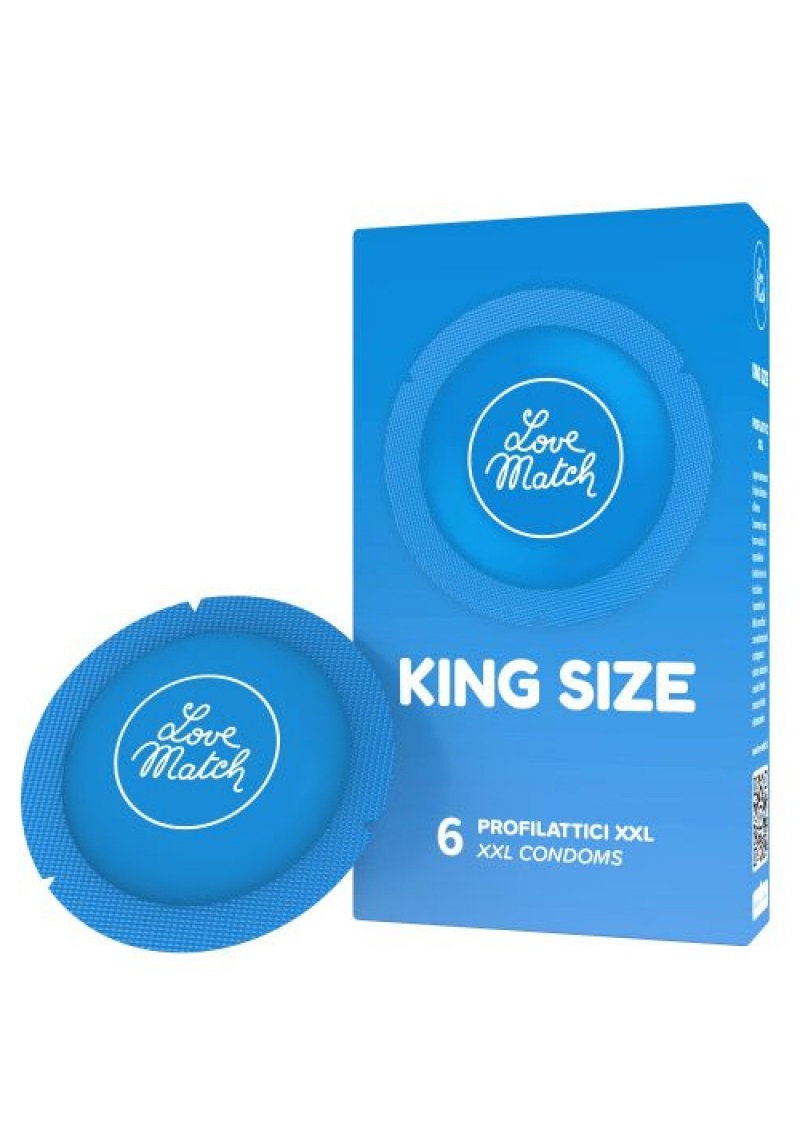 Love Match king size condoms,60mm -6db.