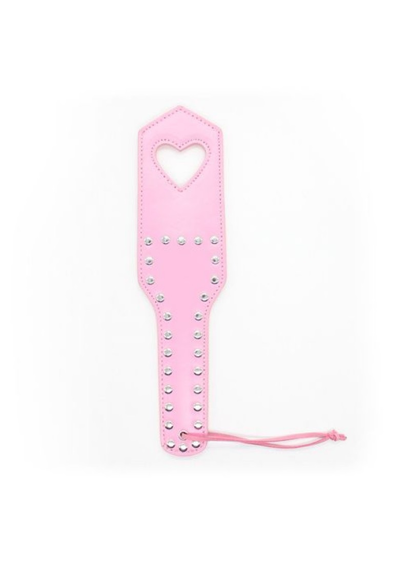 Heart paddle-pink.