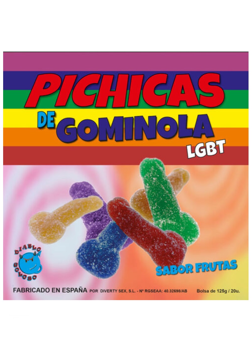 LGBT Zselés gumicukor-pénisz,125g.