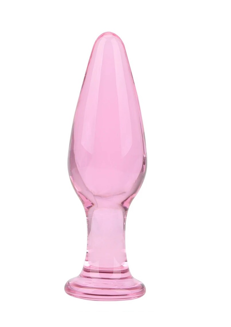 Weston pink anal plug üvegből.
