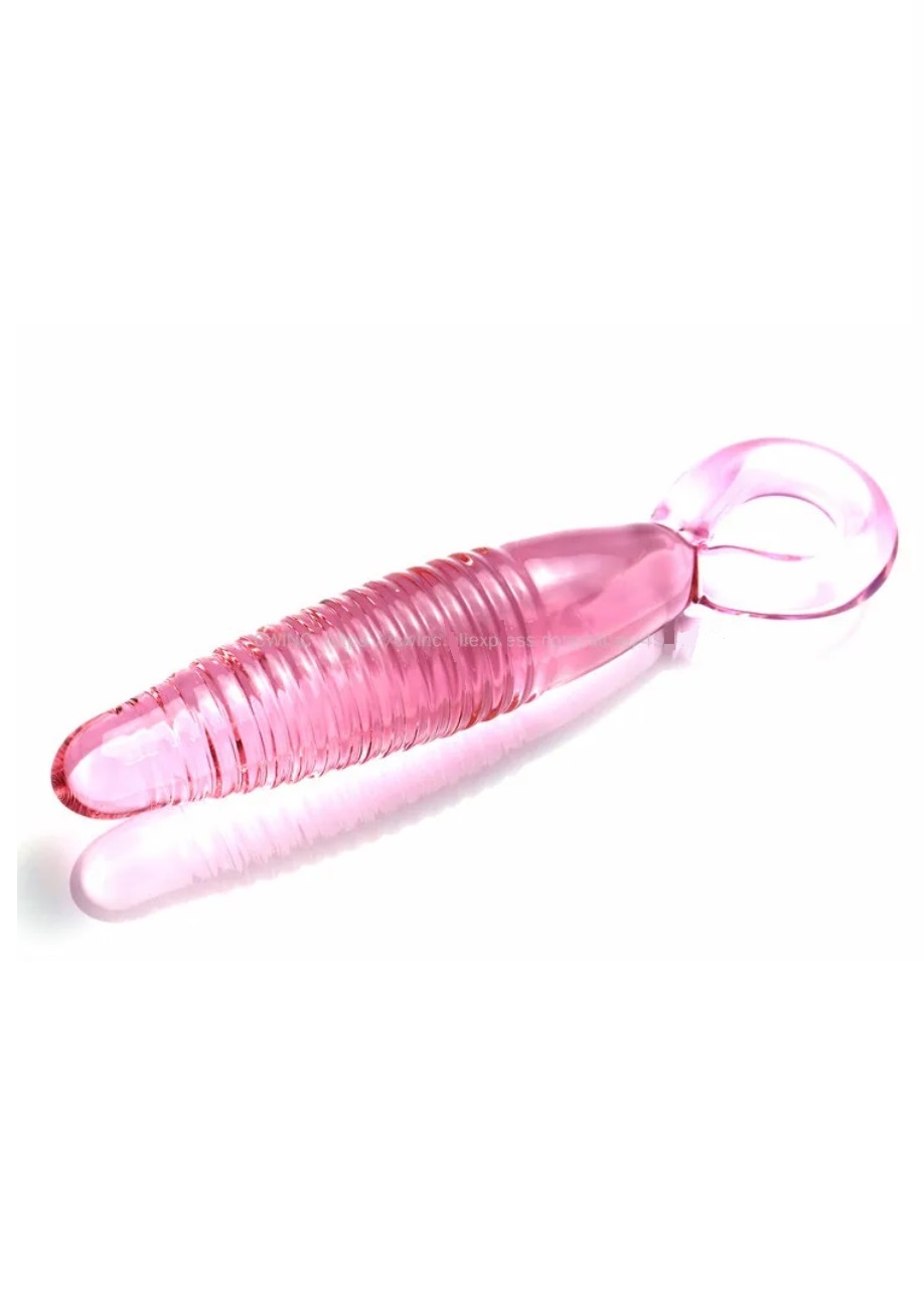 Azenith pink üveg anal plug-11cm.