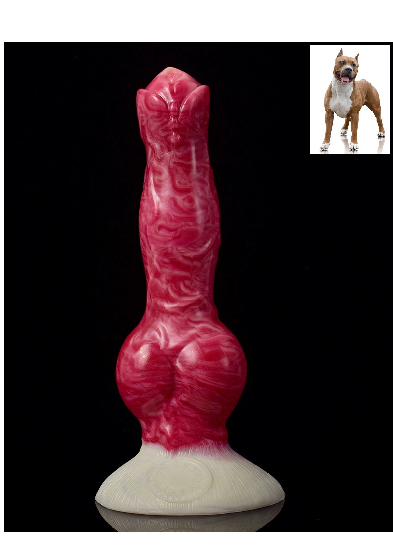 Staffordshire Terrier dog penis.