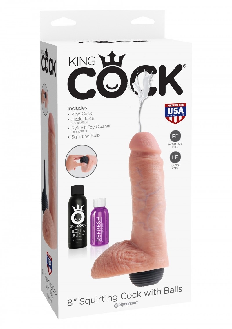 King Cock SQUIRTING COCK-20cm.