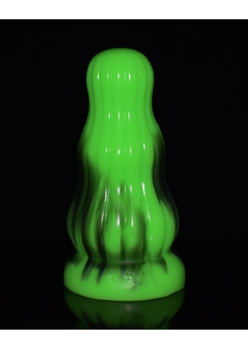 Anál plug UV zöld -16cm.