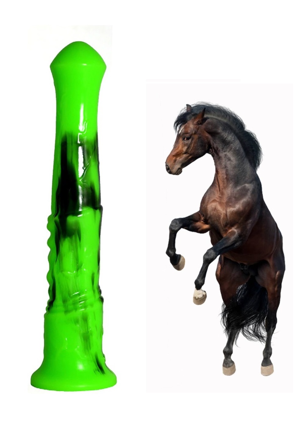 Horse zöld dong-29cm.