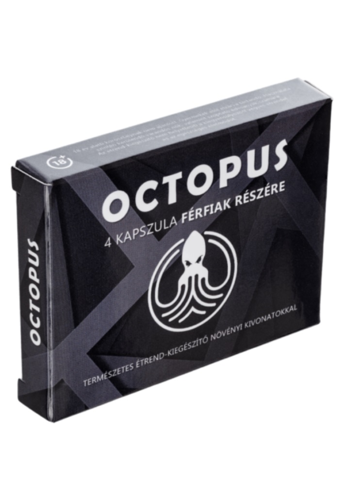 Octopus - étrendkiegészítő kapszula férfiaknak -4db.