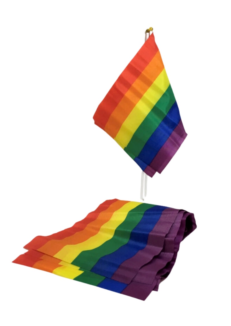 PRIDE LGBT kis zászló.