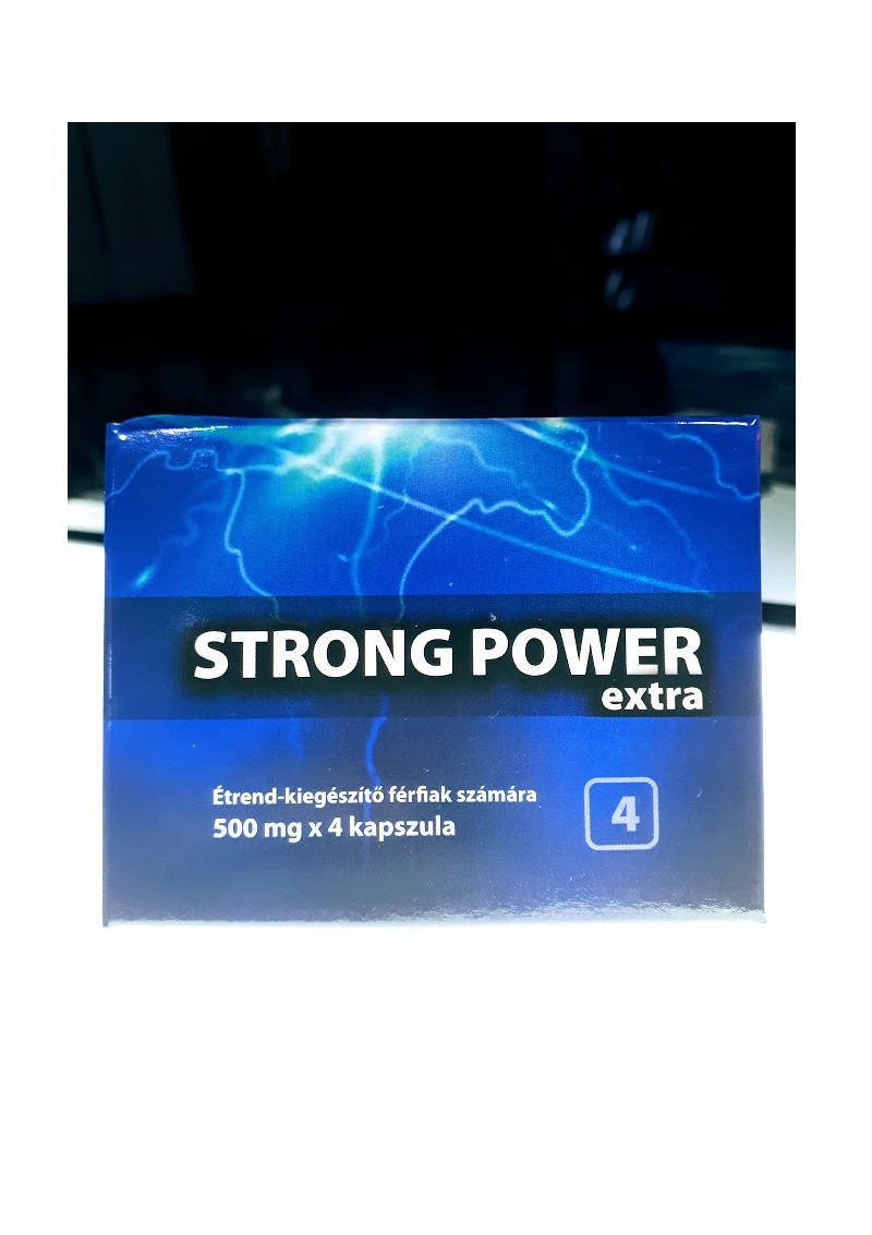 Strong Power Exta - étrendkiegészítő kapszula férfiaknak 4db.