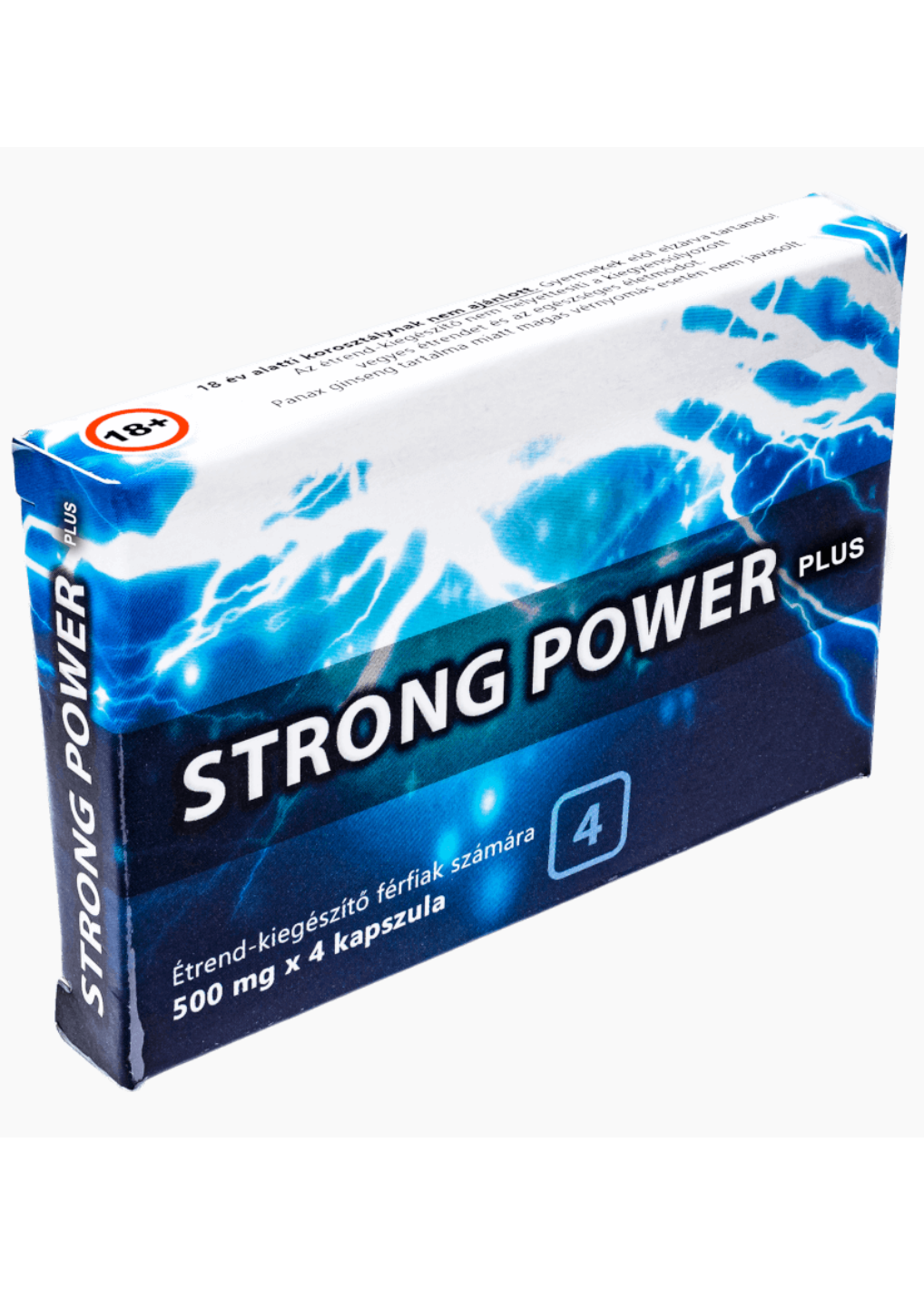 Strong Power Plus- étrendkiegészítő kapszula férfiaknak 4db.