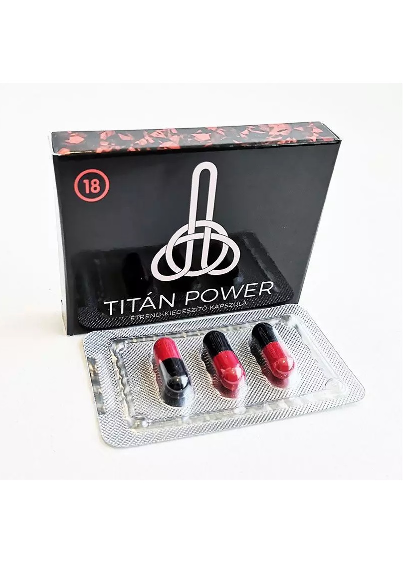 Titán Power potencia - 3db kapszula.