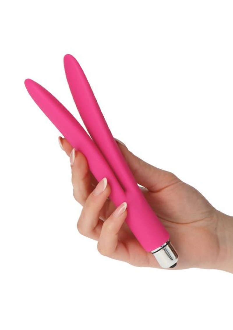 Virgo pink silicone vibrator.